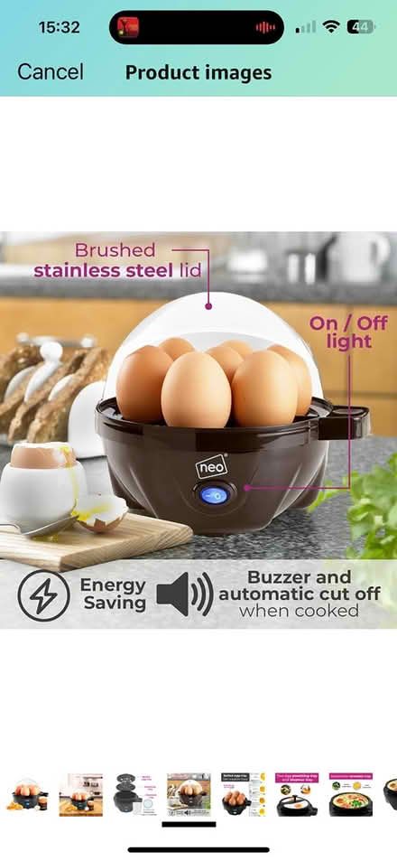 Photo of free Electric Egg Poacher (Molesey KT8) #4