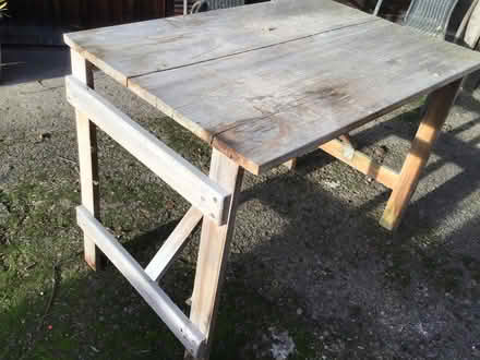 Photo of free Outside work table, homemade (Presteigne LD8) #1