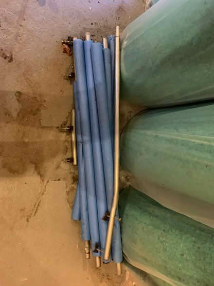 Photo of free Metal poles - and springs - spare trampoline parts (Sutton Pools OX14) #3