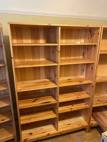 Photo of free 3 large pine IKEA bookshelves (West Bridgford NG2) #2