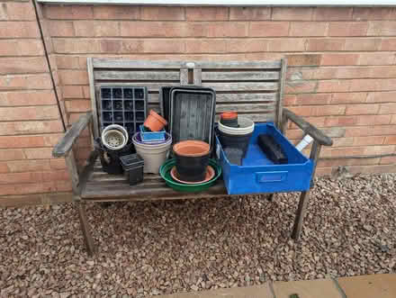 Photo of free Plastic plant pots (Malvern Link WR14) #1