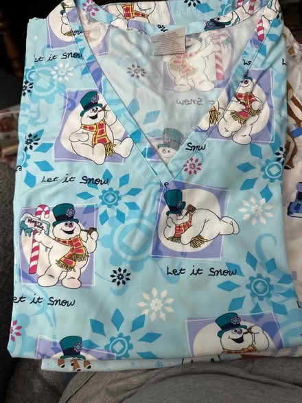 Photo of free Women’s holiday scrub tops 4 (Prospect Park) #2