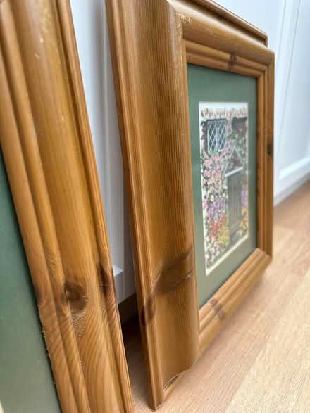 Photo of free Pair of Framed Cottage Door Scenes (Molesey KT8) #3