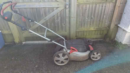 Photo of free Electric lawnmower - old but working (Hampden Park BN22) #2