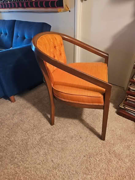 Photo of free Orange vintage chair (Stoneham) #2
