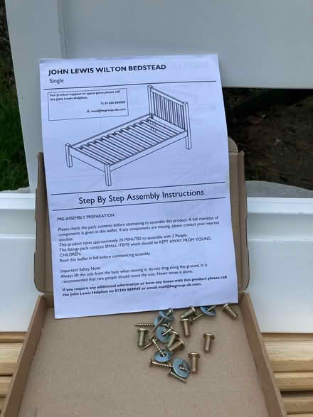 Photo of free John Lewis ‘Wilton’ single bed (GL52) #2