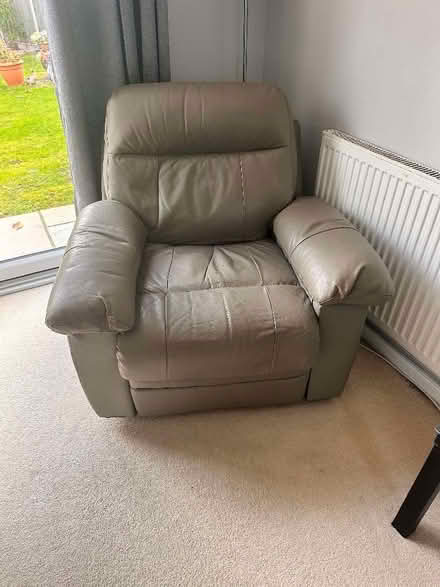 Photo of free Grey reclining armchair (Black Notley CM77) #1