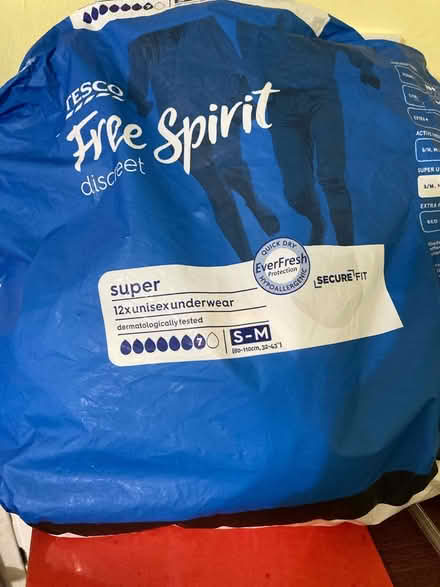 Photo of free 2 incontinence pads (Ock St Abingdon OX14) #1