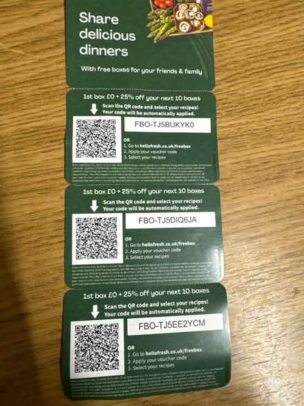 Photo of free Codes for FREE hello fresh meals (Grafton, Shrewsbury) #1