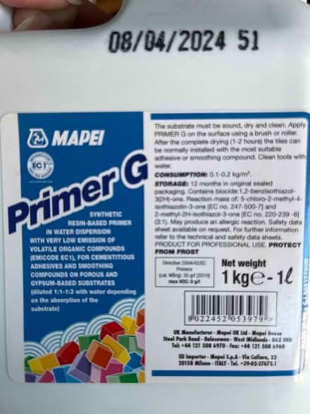 Photo of free Primer G tile primer (East Kilbride, G75) #1