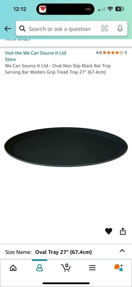 Photo of free Non-slip Bar Tray (Molesey KT8) #1