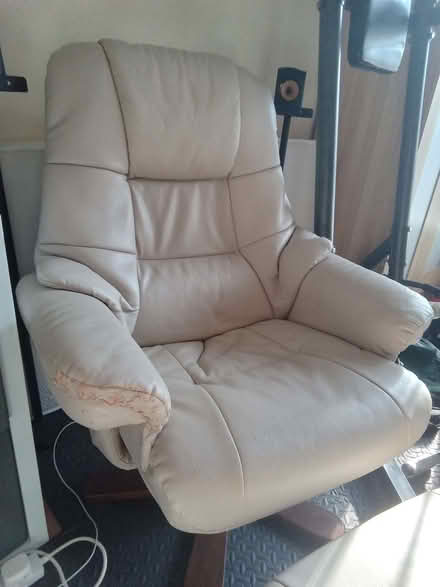 Photo of free Swivel chair and foot stool (Ifield West RH11) #2