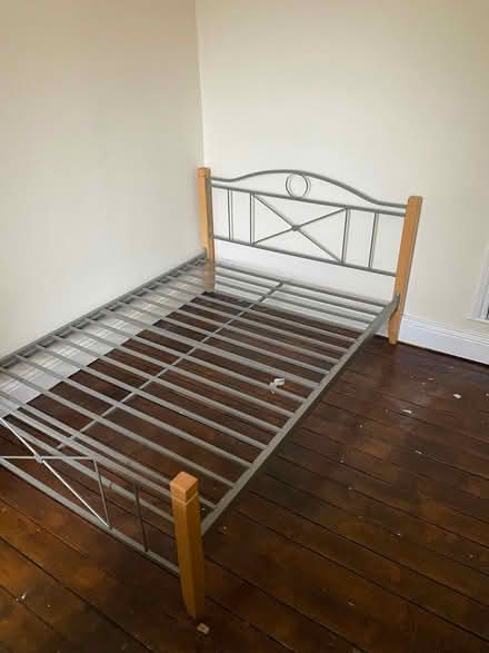 Photo of free Metal Frame Double Bed (B30 2HA) #2