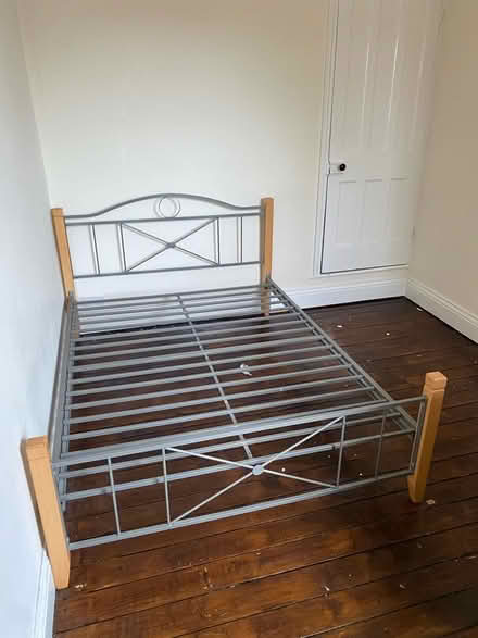 Photo of free Metal Frame Double Bed (B30 2HA) #1