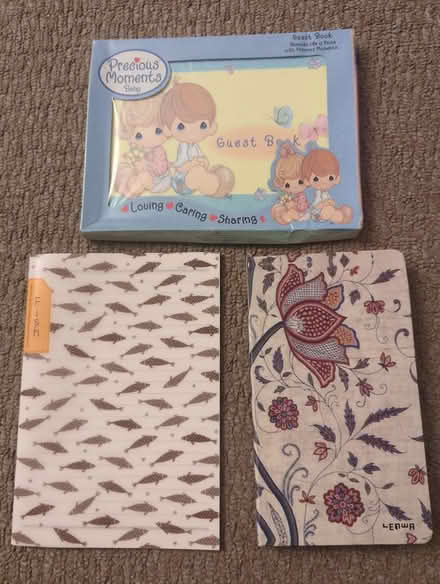 Photo of free 1 guest book and 2 notebooks (New) (Chorlton M21) #1