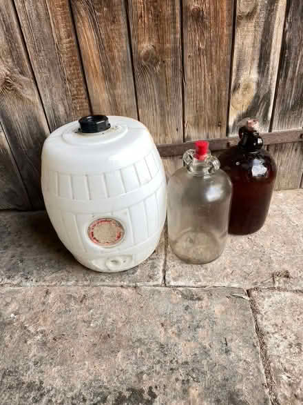 Photo of free Barrel (no tap) and demijohns (I have lots of demijohns) (Dundon TA11) #1