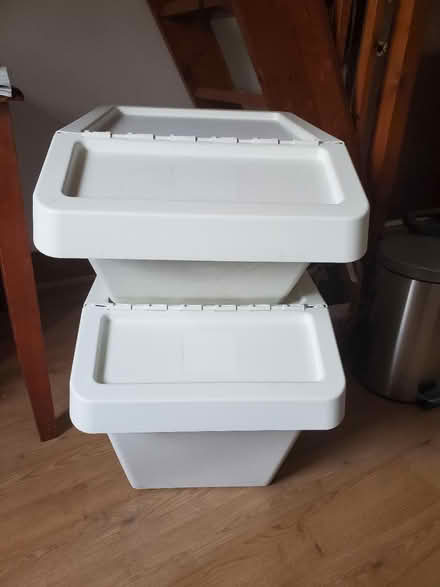 Photo of free 2 IKEA waste sorting bins with lid (Kentish Town West NW5) #2