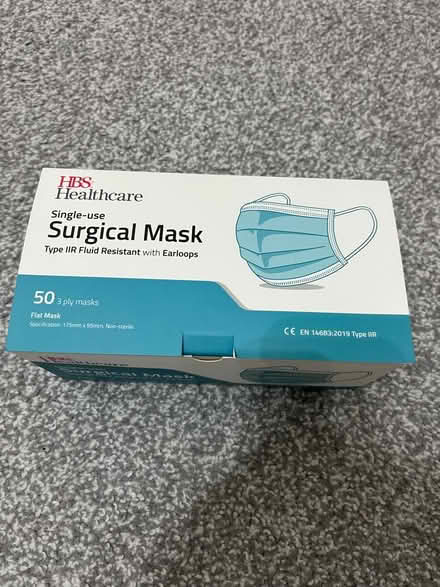 Photo of free Unopened box of masks (Beauchief S8) #1