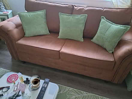 Photo of free 2 seater and chair (Wirral, Woodchurch) #1