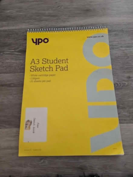 Photo of free Art sketch pad, paper, pencils (High Green S35) #1