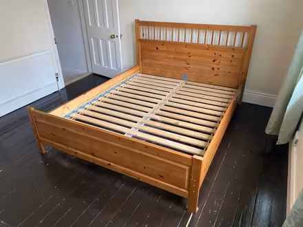 Photo of free Pine King Size Bed (B30 2HA) #1