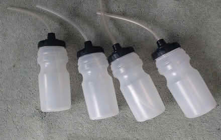 Photo of free 4 x plastic bottles with straws (TW1, Strawberry Hill) #1