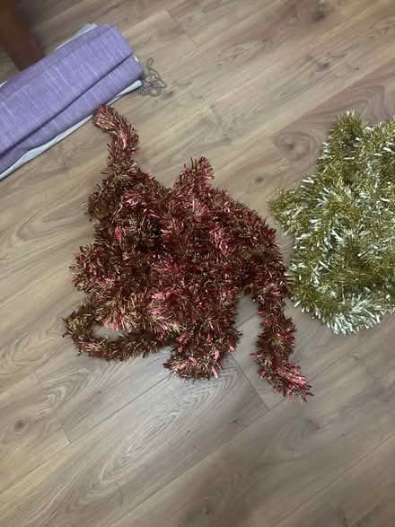 Photo of free Gold & Red and gold tinsel (Northampton) #1