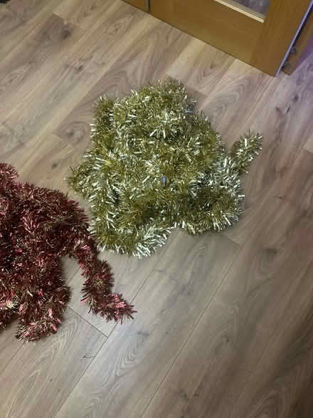 Photo of free Gold & Red and gold tinsel (Northampton) #2