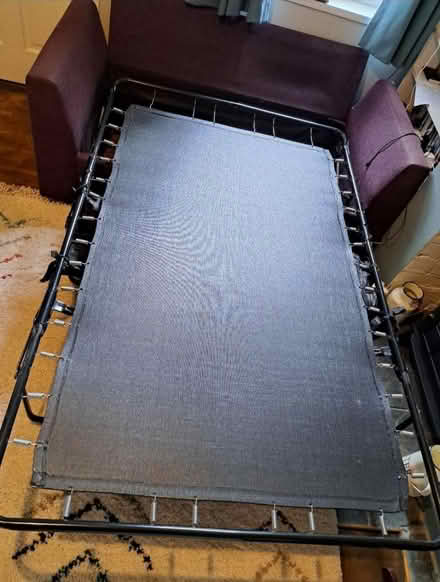 Photo of free Purple sofa bed (Moseley B13) #4