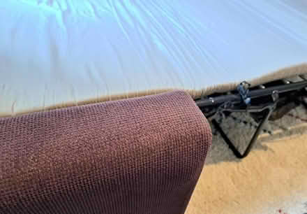 Photo of free Purple sofa bed (Moseley B13) #3