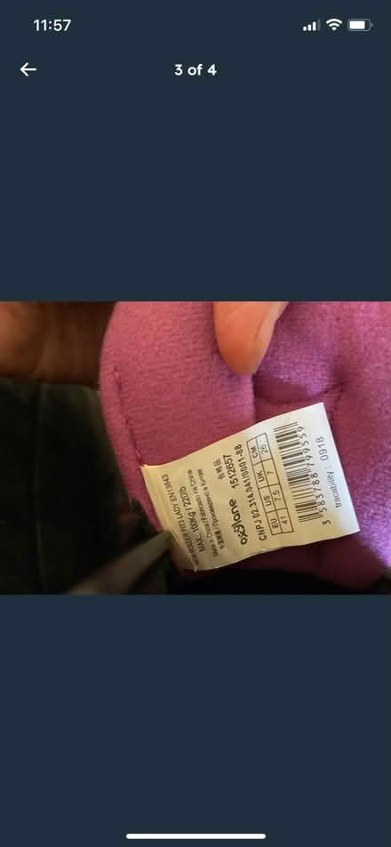 Photo of free Oxelo black and pink rollers (Nightingale Lane, SW12) #4