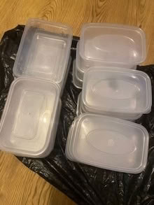 Photo of free Plastic food boxes with lids (Colwick, Nottingham) #1
