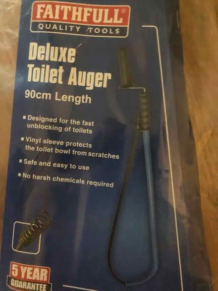 Photo of free Toilet Auger Unlocker Tool (Blackheath) #3