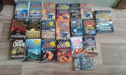 Photo of free 20 Clive Cussler Books (St Blazey Gate PL24) #1