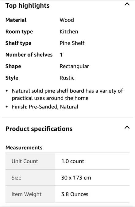 Photo of free Solid Wood Shelf (Molesey KT8) #2