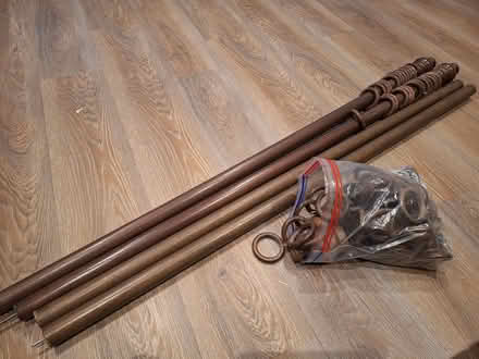 Photo of free Curtain poles and rings (Ringmer BN8) #1
