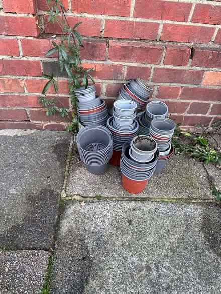 Photo of free Various sizes of plastic pots (Streatham Hill) #2
