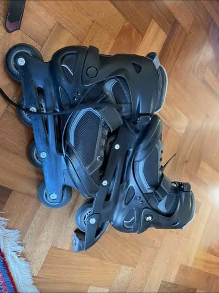 Photo of free Oxelo black and pink rollers (Nightingale Lane, SW12) #1