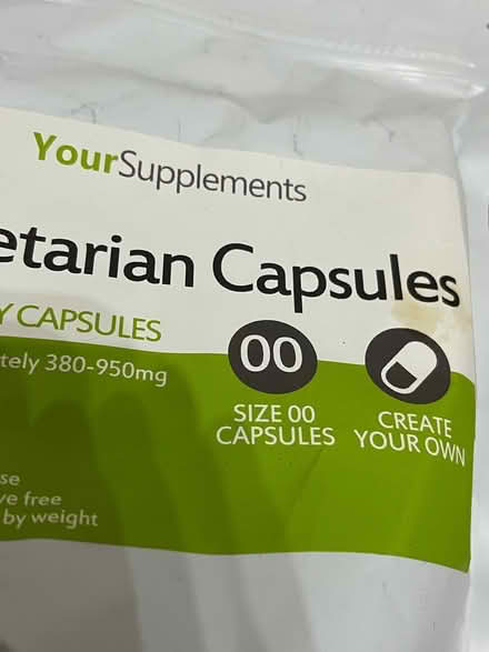 Photo of free Empty vegetarian capsules (Beauchief S8) #2