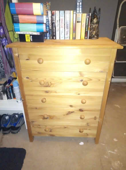 Photo of free Chest of drawers untreated pine (Dane Hills LE3) #1