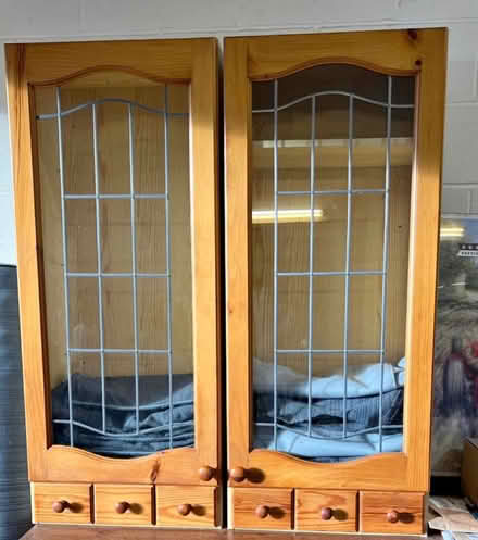 Photo of free Two pine glass display units (Grove green ME14) #1