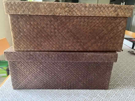 Photo of free Four storage boxes (Ealing Common W5) #2