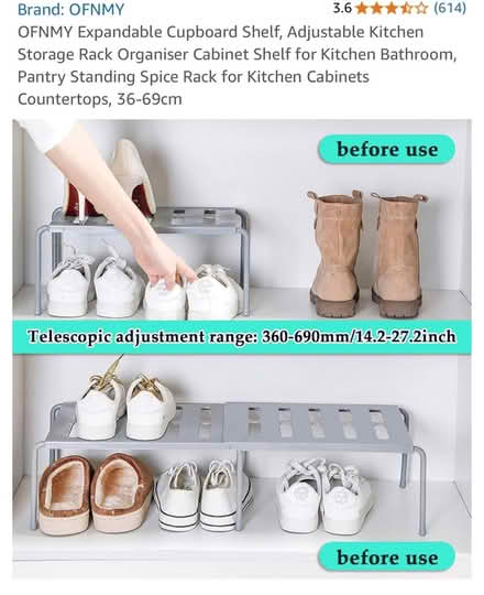 Photo of free Expanding plastic shelf (BA2) #4