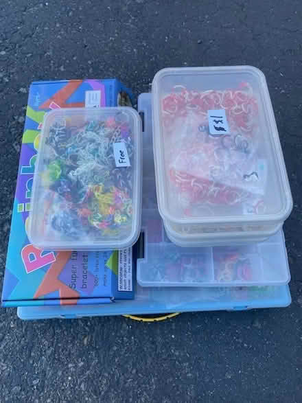 Photo of free Rainbow Looms and rubberbands (Peacock gap San Rafael, CA) #1