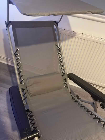 Photo of free Sun lounger and cushions (W13) #2