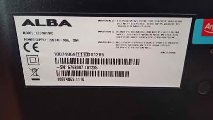 Photo of free Alba 15 inch TV (Garden City OX5) #2