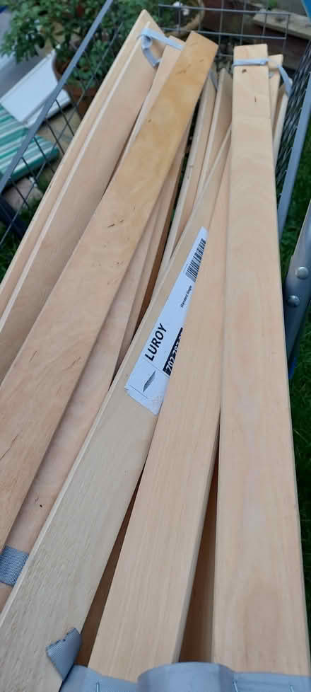 Photo of free Bed slats (ikea luroy) single bed (KT2 Kingston upon Thames) #2