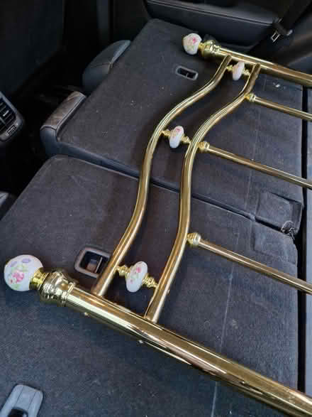 Photo of free Brass bedstead single bed (Allesley CV5) #3