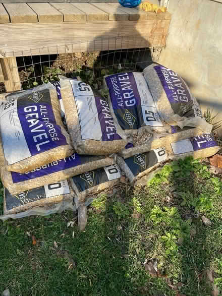 Photo of free 11 Bags of Pea Gravel (West Friendship, MD) #1