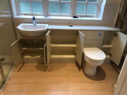 Photo of free Fitted bathroom cupboards and sink (OX4 Iffley) #2